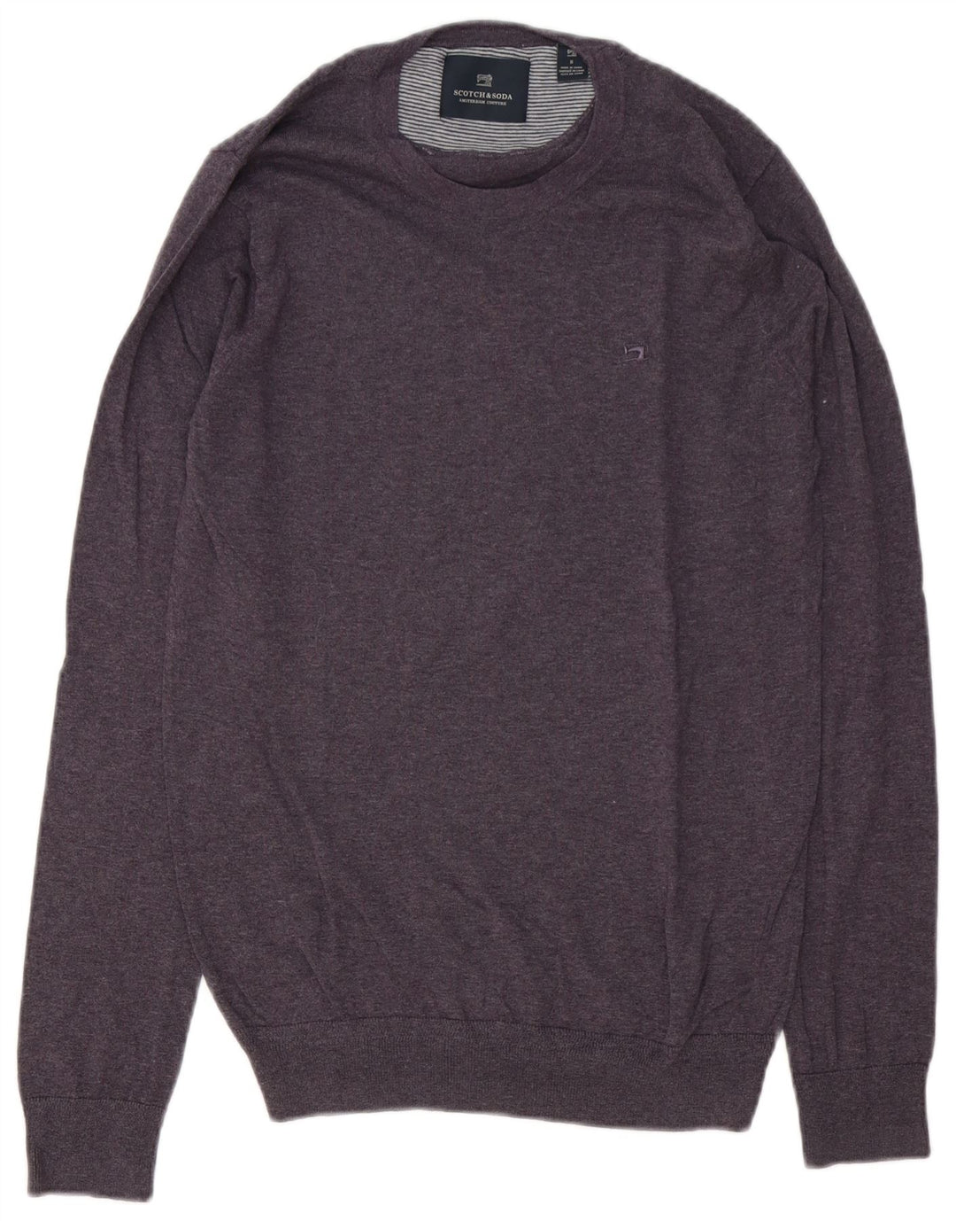 Scotch & Soda Jersey De Cuello Redondo Para Hombre Pequeño Morado