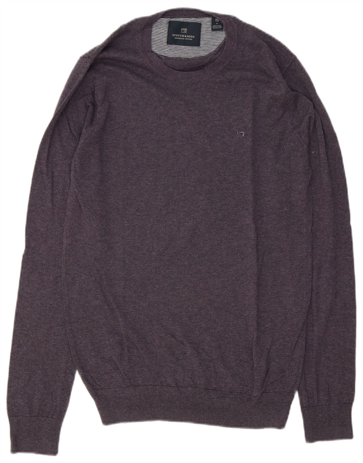 Scotch & Soda Jersey De Cuello Redondo Para Hombre Pequeño Morado