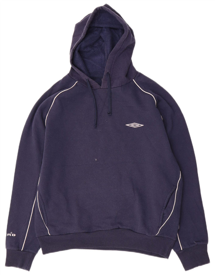 Umbro Hombre Sudadera con capucha Jumper Small Azul Marino Poliéster