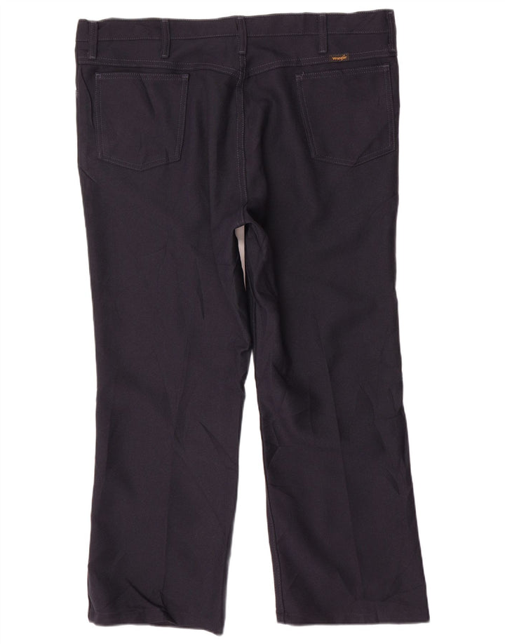 WRANGLER Pantalón casual recto para hombre W40 L27 Azul marino Poliéster