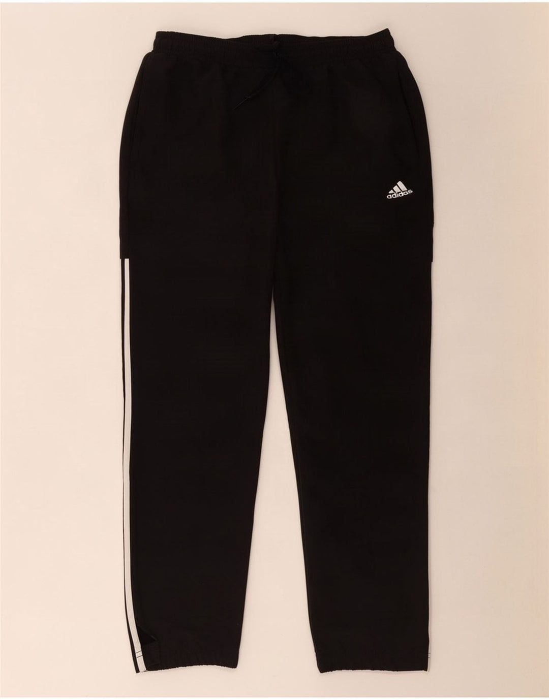 Pantalón De Chándal Adidas Hombre Grande Negro Poliéster