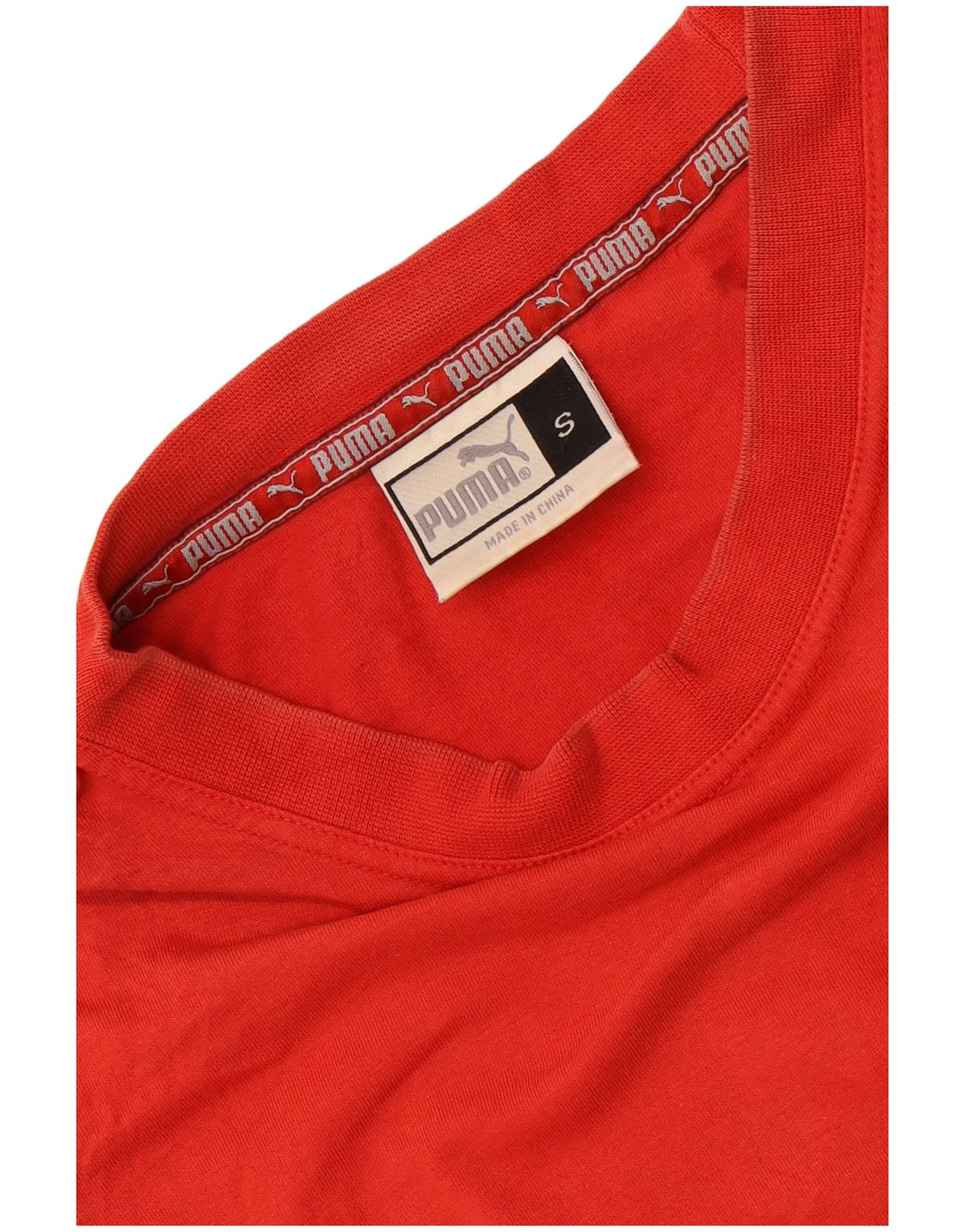 Puma Hombre Gráfico Chaleco Top Pequeño Algodón Rojo