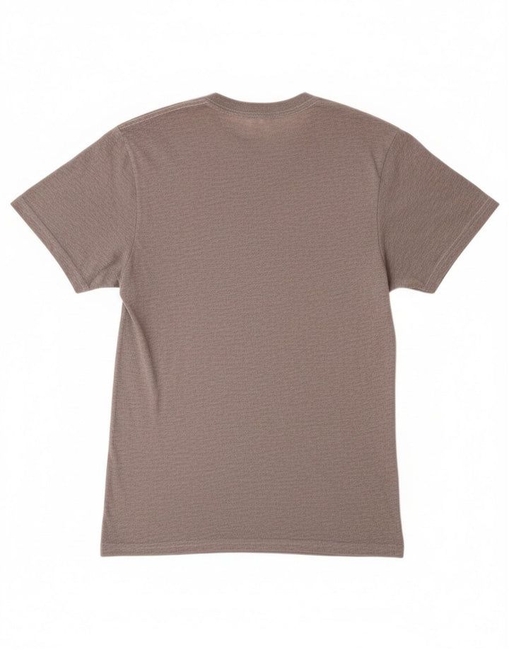 Vans Camiseta con gráfico de ajuste personalizado para hombre, talla pequeña, gris
