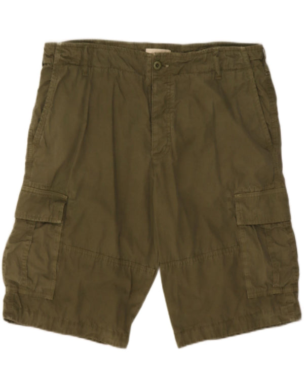 Roy Rogers pantalones cortos cargo para hombre W35 grande caqui