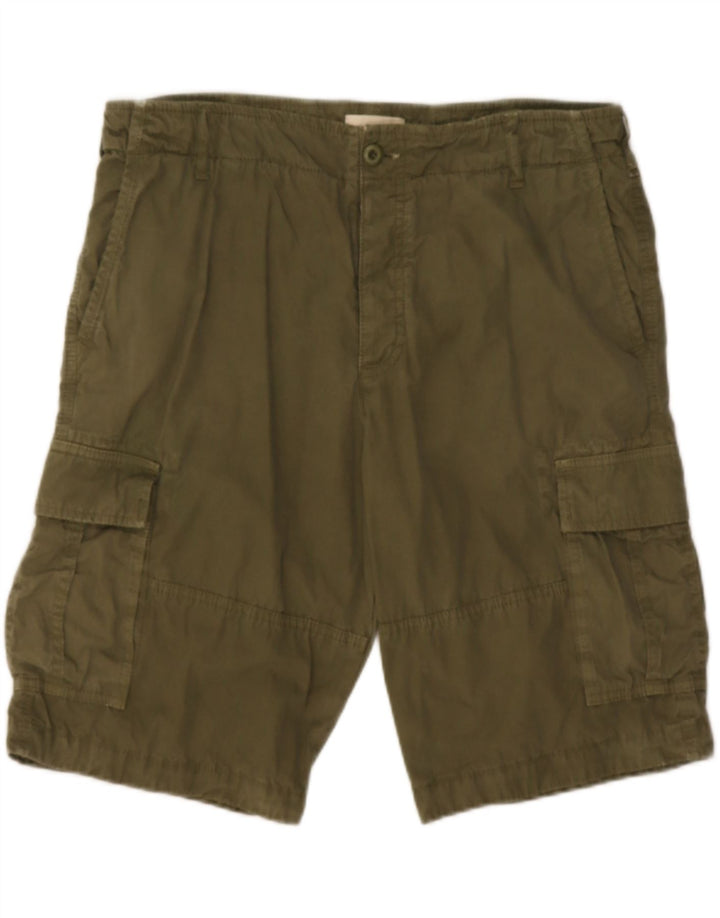 Roy Rogers pantalones cortos cargo para hombre W35 grande caqui