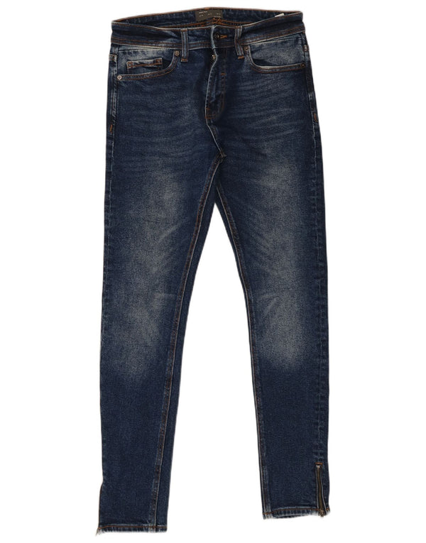 Zara Jeans ajustados para hombre EU 38 Small W30 L29 Algodón azul