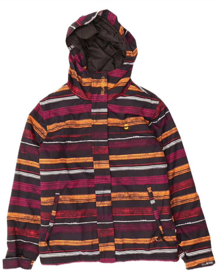 Billabong Chaqueta cortavientos para mujer UK 40 Mediana Rayas multicolores