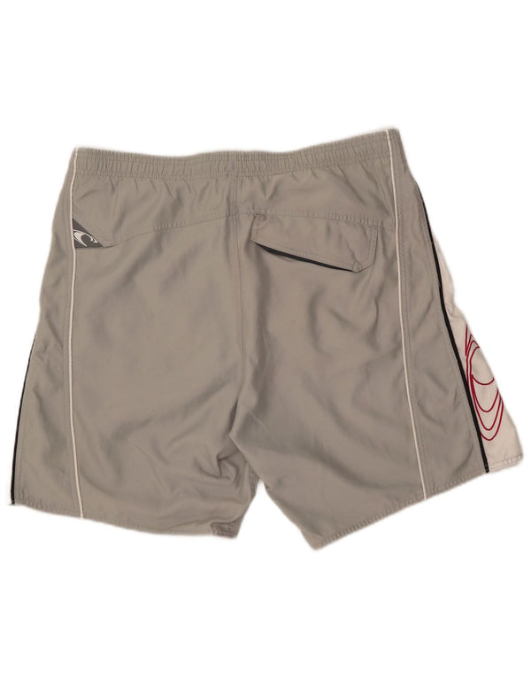 O'NEILL Pantalones cortos deportivos gráficos para hombre Poliéster color block gris medio