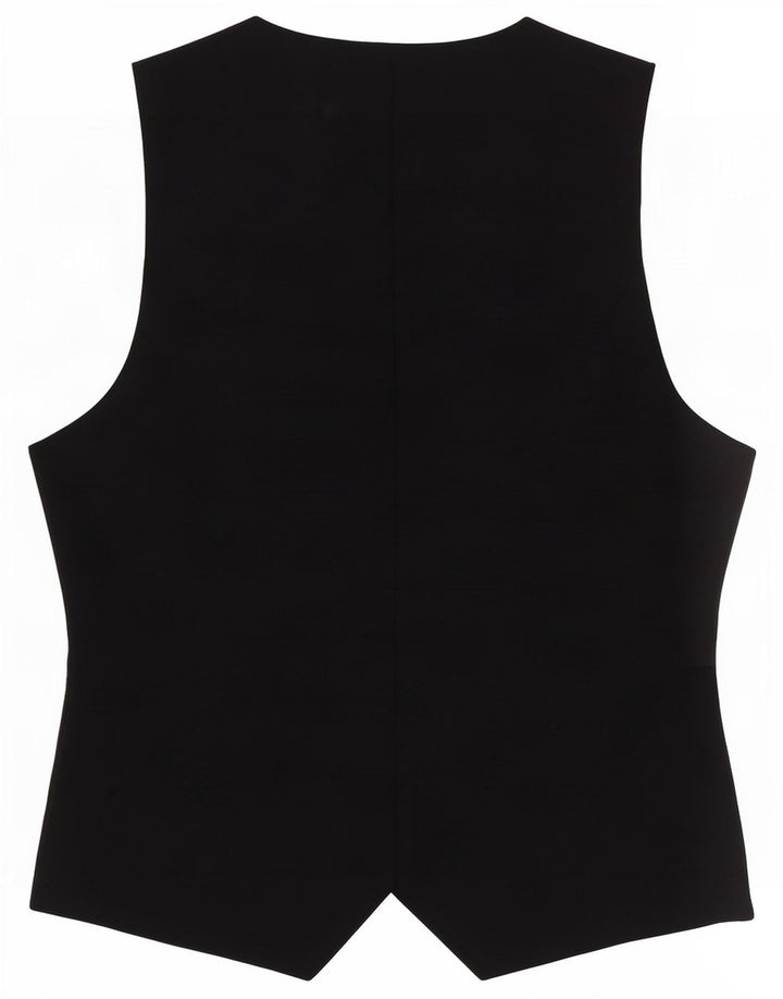Wallis - Chaleco pequeño para mujer (talla 40), poliéster negro mediano