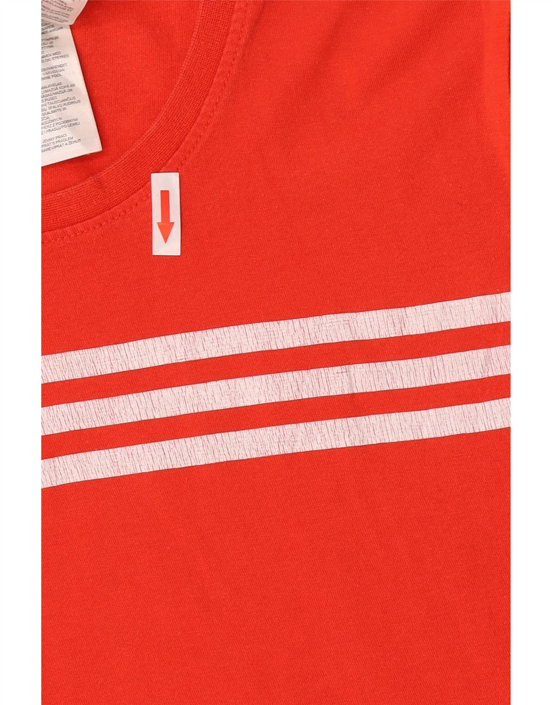 Adidas - Camiseta gráfica para hombre, color rojo medio, algodón