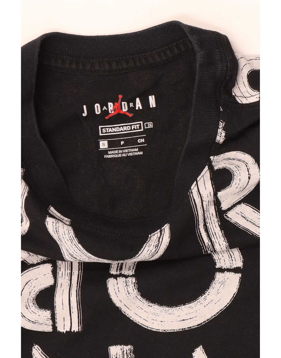 Jordan - Camiseta gráfica de ajuste estándar para hombre, talla pequeña, color negro