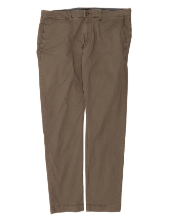 J. Crew Pantalones chinos ajustados para hombre W32 L30 Algodón gris
