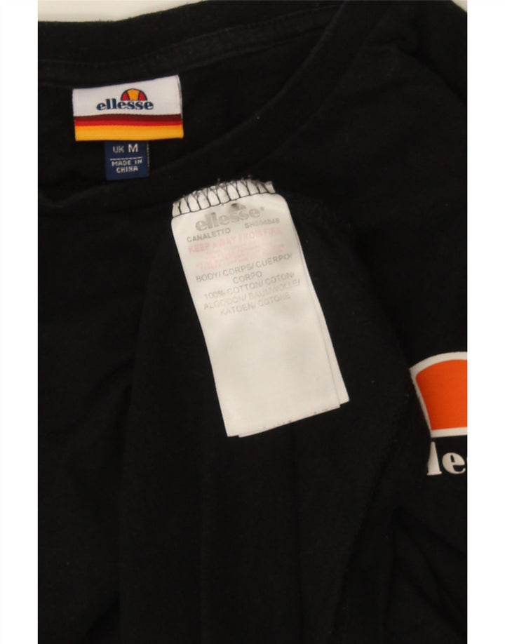 Camiseta Ellesse Hombre Top Medium Negro Algodón