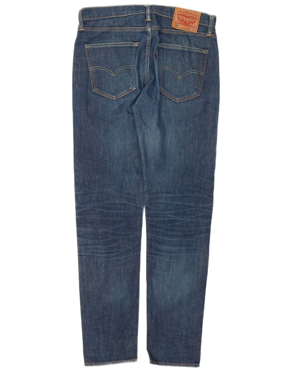 Levi's Hombre 512 Slim Tapered Jeans W33 L34 Algodón Azul