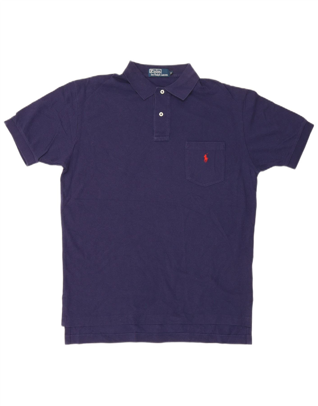 Camisa Polo Ralph Lauren Hombre Mediana Azul Marino Algodón