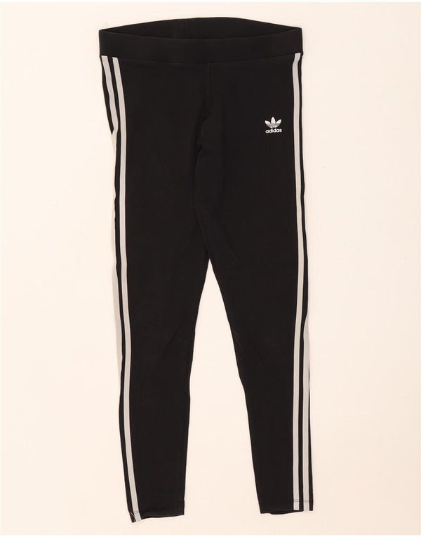 Adidas Leggings para mujer Reino Unido 12 Mediano Negro Algodón