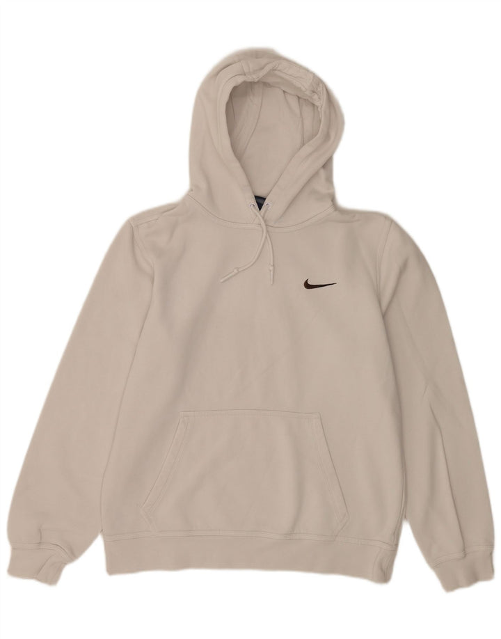 Nike Jersey con capucha para hombre, talla mediana, blanco