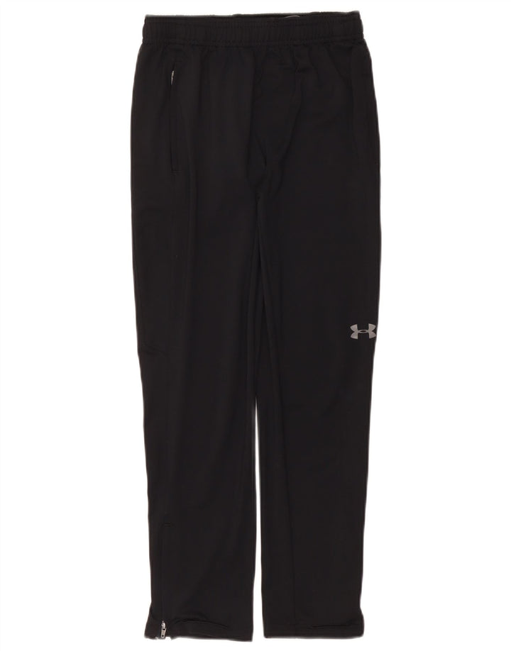 UNDER ARMOUR Pantalones de chándal ajustados para niño 9-10 años Mediano Negro
