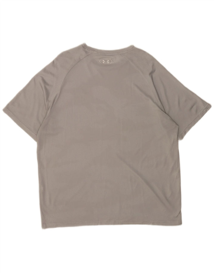 Under Armour Hombres XL Gris Camuflaje Poliéster