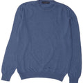 Liberto Jersey de cuello redondo para hombre IT 52 Large Blue Wool
