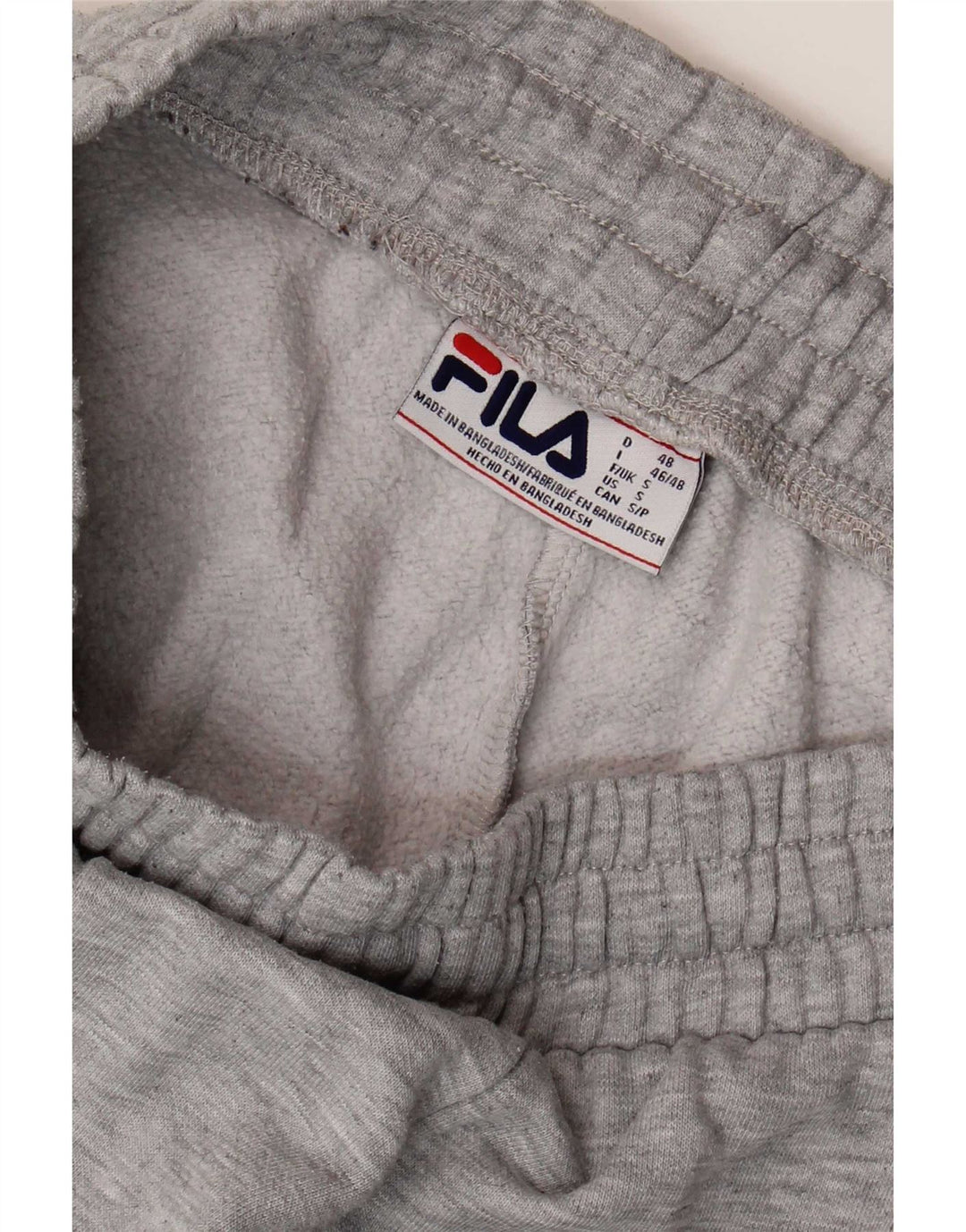 Fila Hombre Graphic Chándal Pantalones Joggers Small Gris