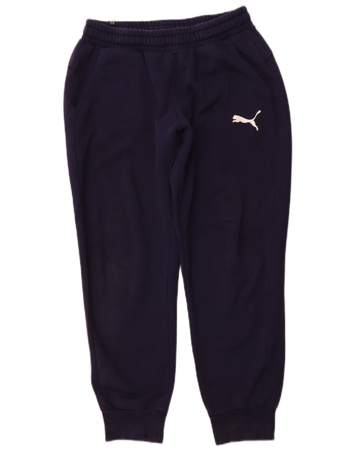 PUMA Pantalones de chándal para hombre Joggers Medium Azul marino