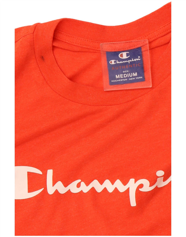 CHAMPION Camiseta gráfica para hombre Top mediano naranja