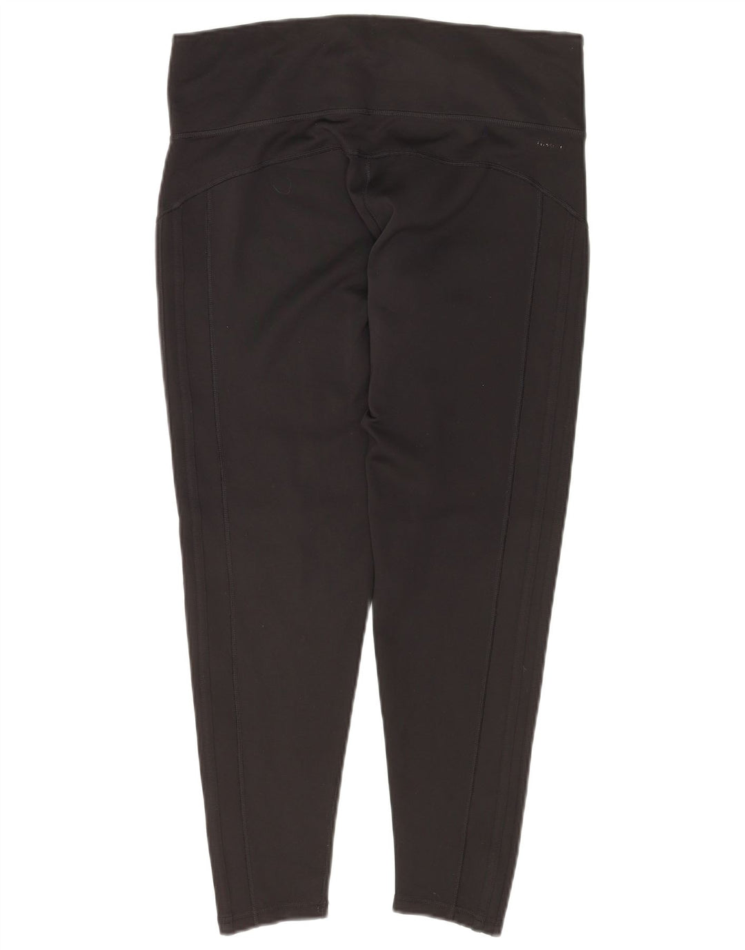 ADIDAS Mujer Climalite Crop Leggings UK 16/18 Grande Negro Poliéster