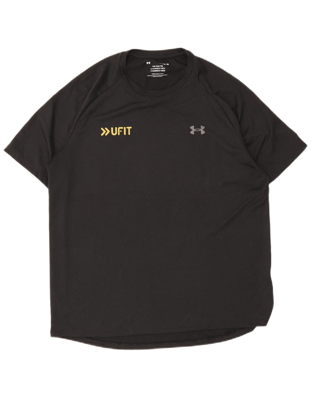 Under Armour - Camiseta gráfica para hombre, talla grande, color negro
