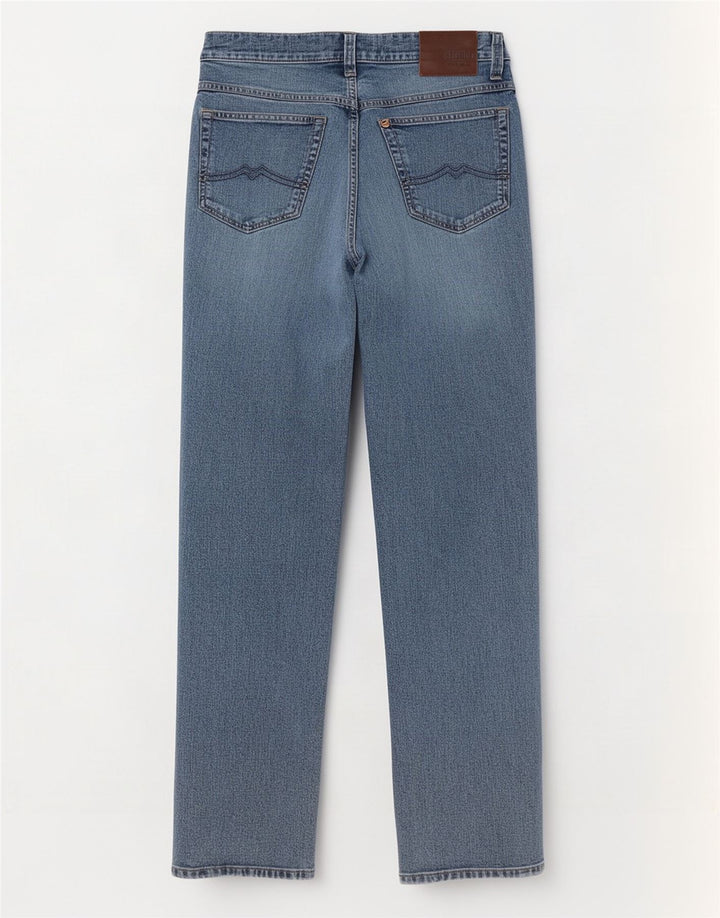 Mustang Vaqueros rectos Tramper para hombre W33 L32 Algodón azul