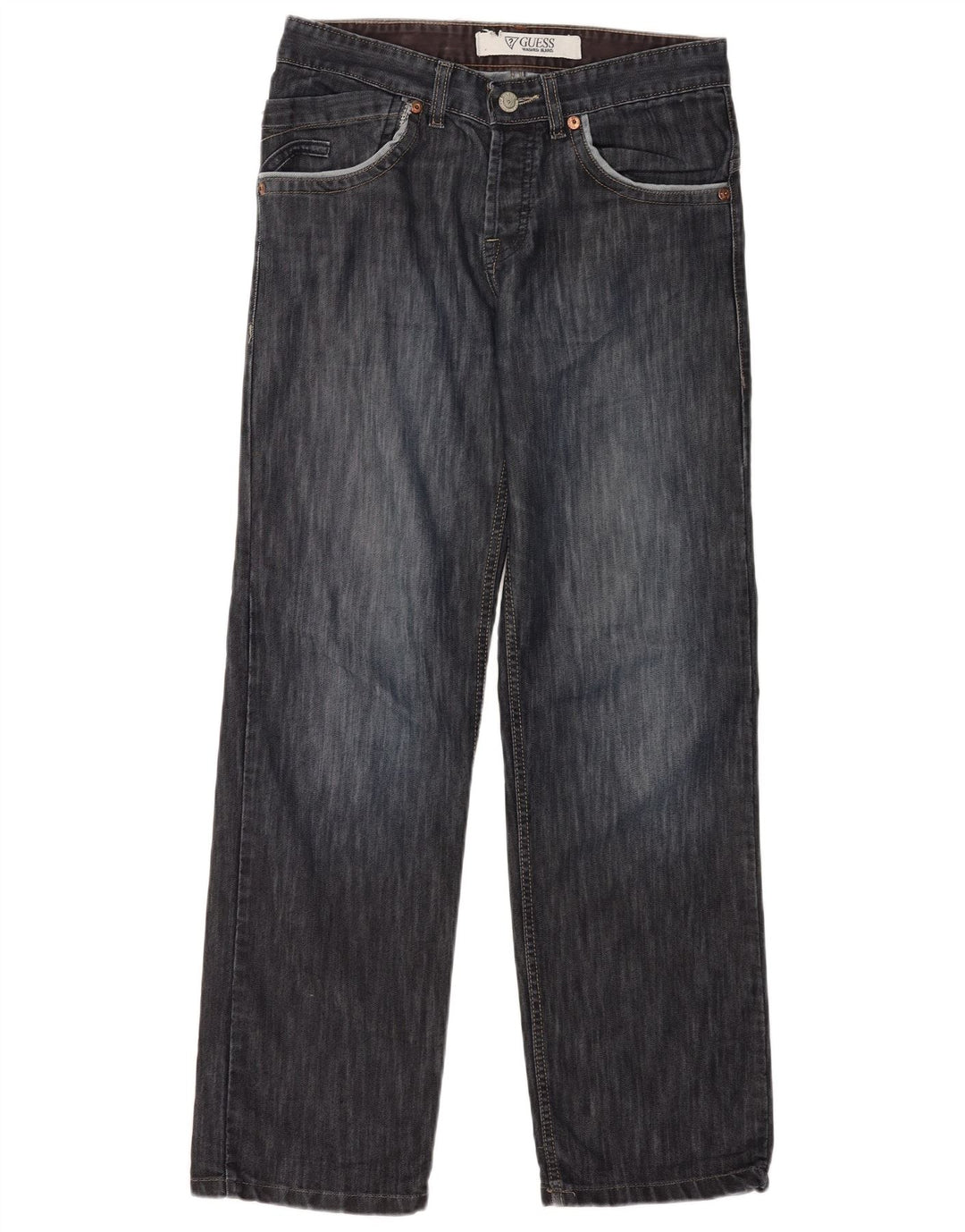 Guess Vaqueros Rectos Hombre W32 L32 Algodón Azul Marino