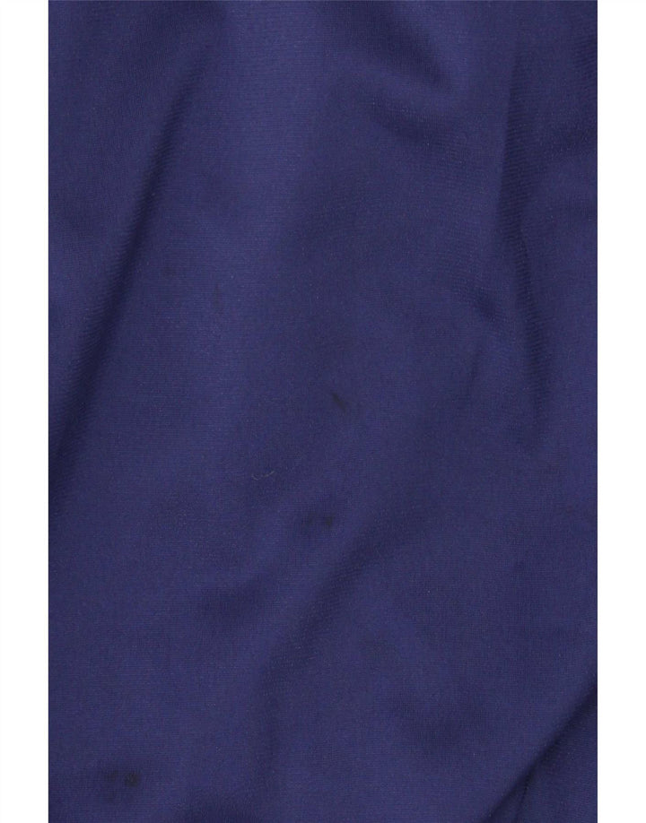Chaqueta superior de chándal con gráfico Arena para hombre, poliéster con bloques de color azul grande