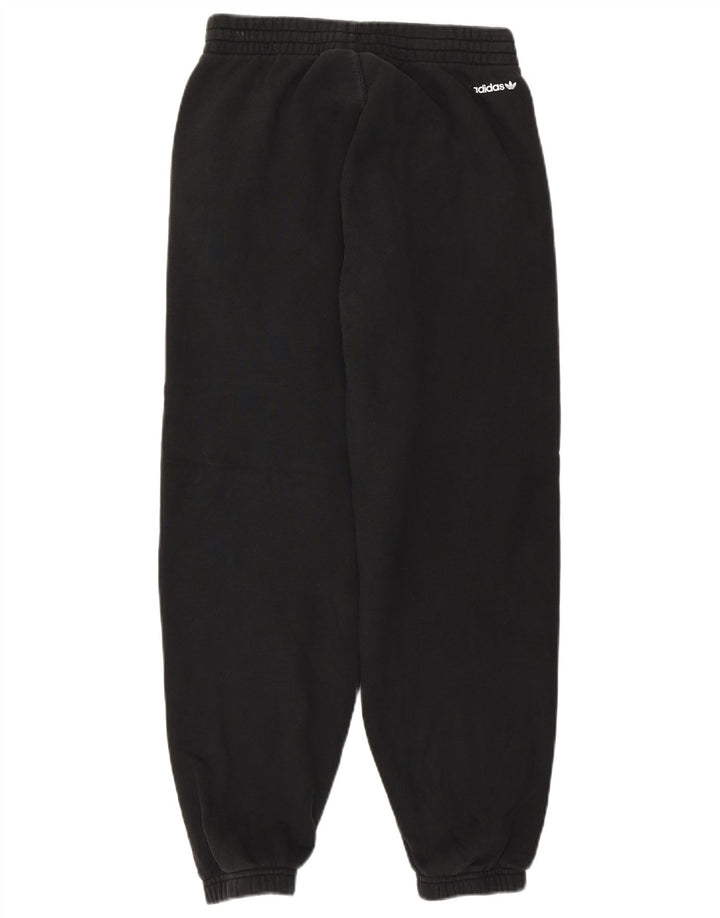 ADIDAS Pantalones de chándal gráficos para mujer Joggers UK 8 Pequeño Algodón negro