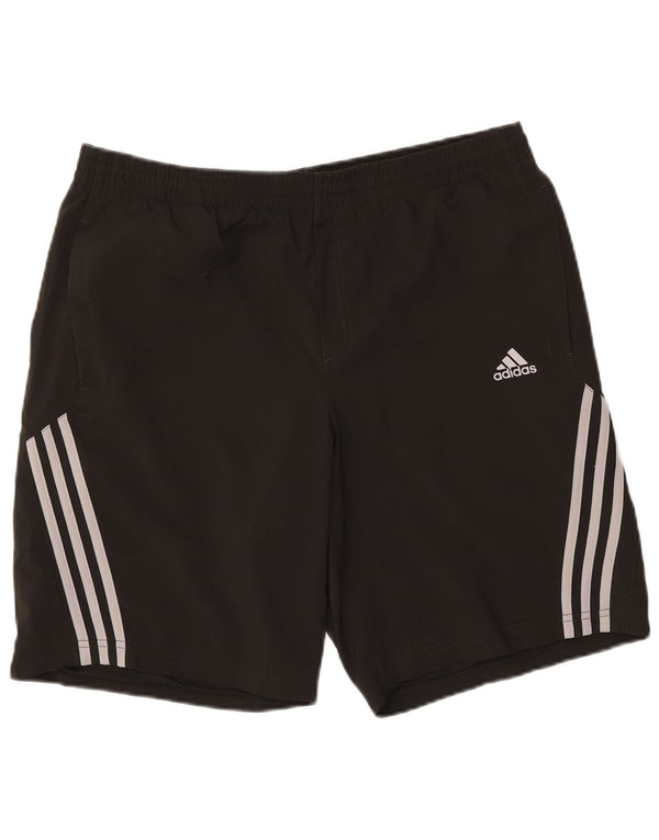 Adidas Mens Clima 365 Bañador Corto Grande Negro Colorblock Poliéster