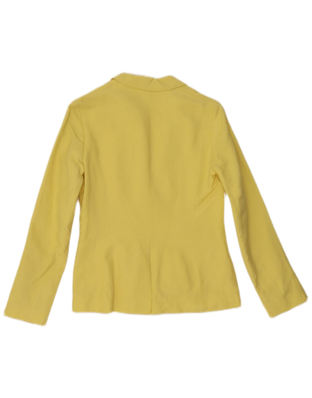 Hobbs Chaqueta Blazer de 1 botón para Mujer UK 8 Small Seda Amarilla