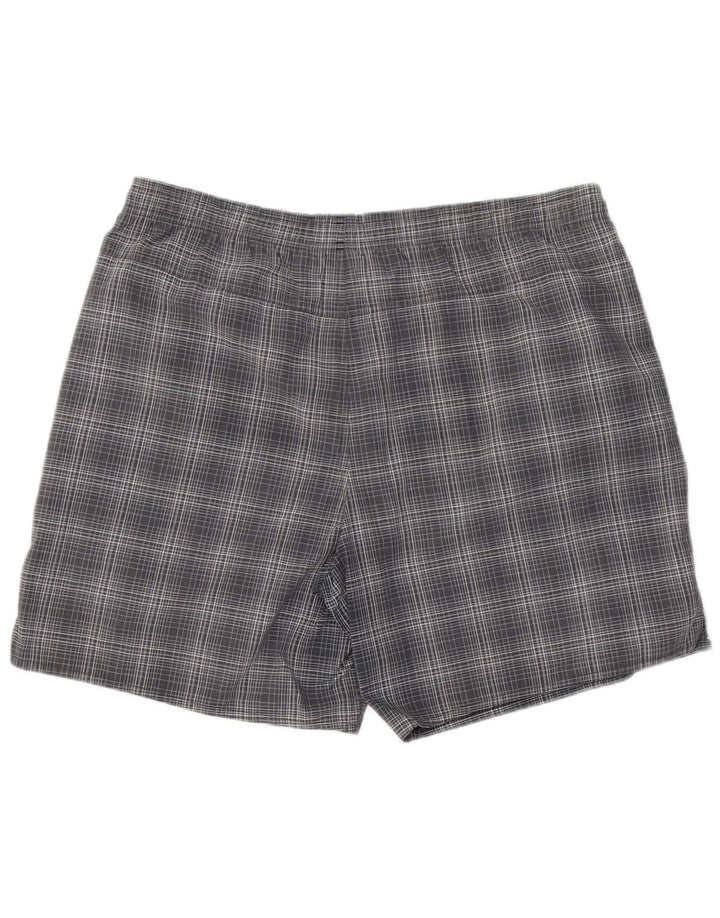 Bañador ADIDAS Hombre Grande Gris Cuadros Poliéster