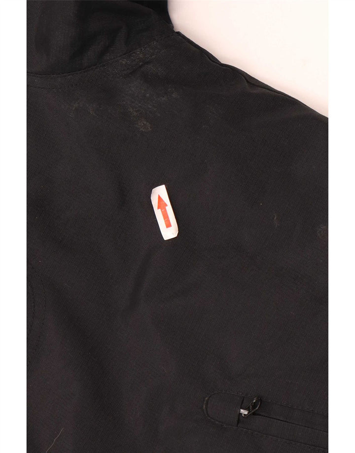 Nike - Chaqueta cortavientos con capucha para hombre, talla 42/44, poliéster negro grande