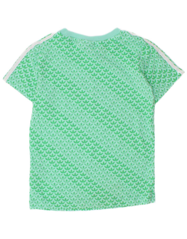 Adidas Camiseta gráfica para niño 2-3 años Verde Algodón