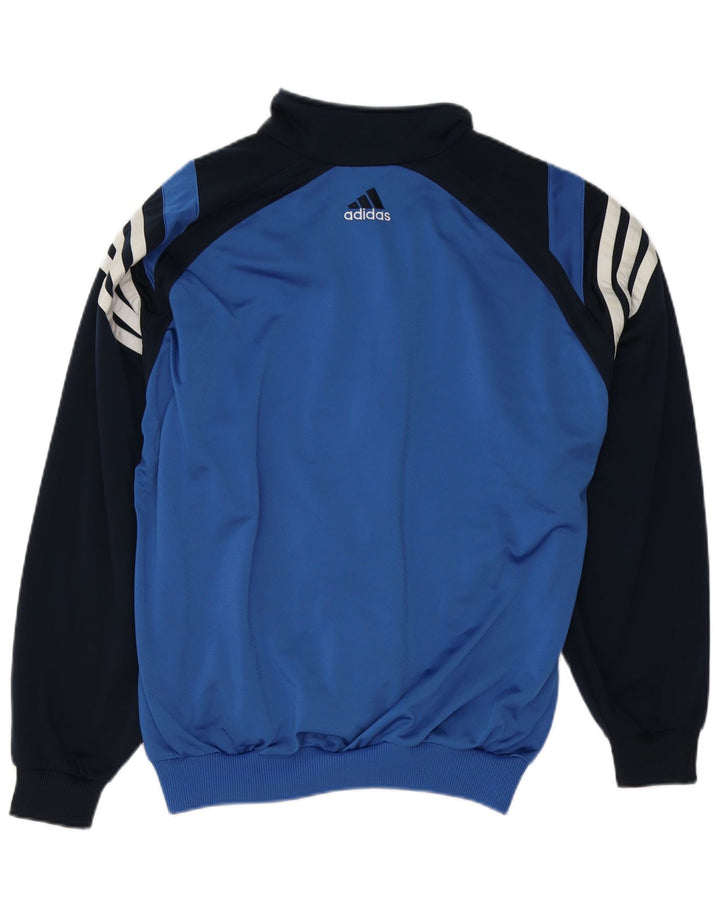 Adidas - Chaqueta de chándal para hombre, talla 38/40, color azul medio, poliéster