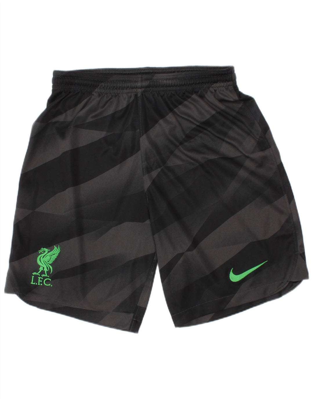 Nike - Pantalones cortos deportivos Liverpool para niños, 10-11 años, poliéster teñido anudado, gris medio