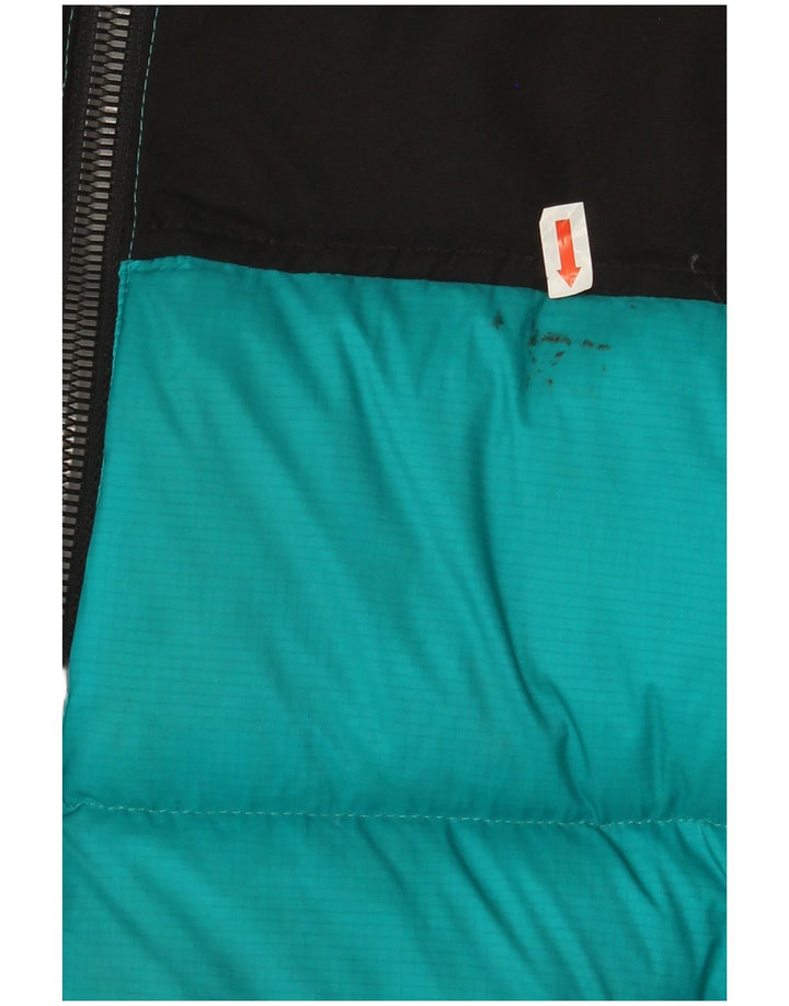 Superdry Chaqueta Acolchada Para Mujer ES 42 Poliéster Color Block Turquesa Medio