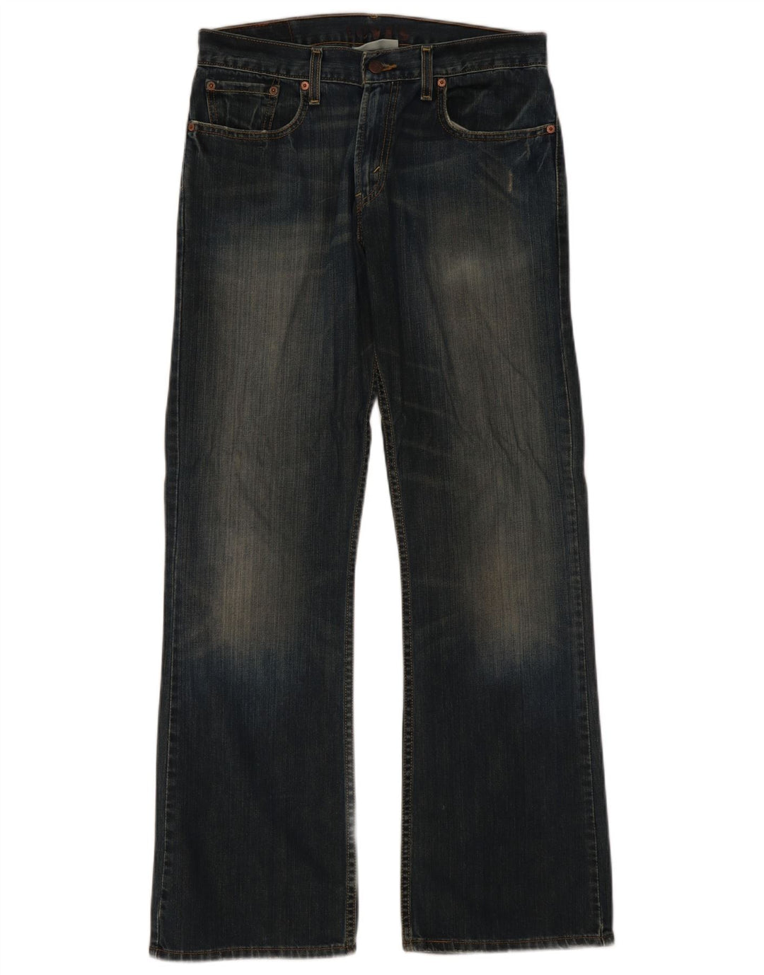 Levi's Mujer 527 Bootcut Jeans W32 L32 Algodón Azul Marino