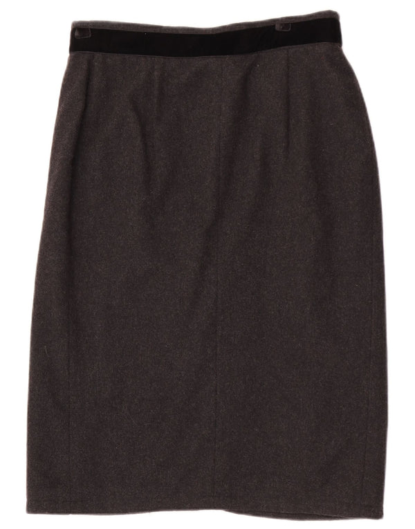 Luisa Spagnoli Falda lápiz para mujer IT 44 Medium W30 Lana gris