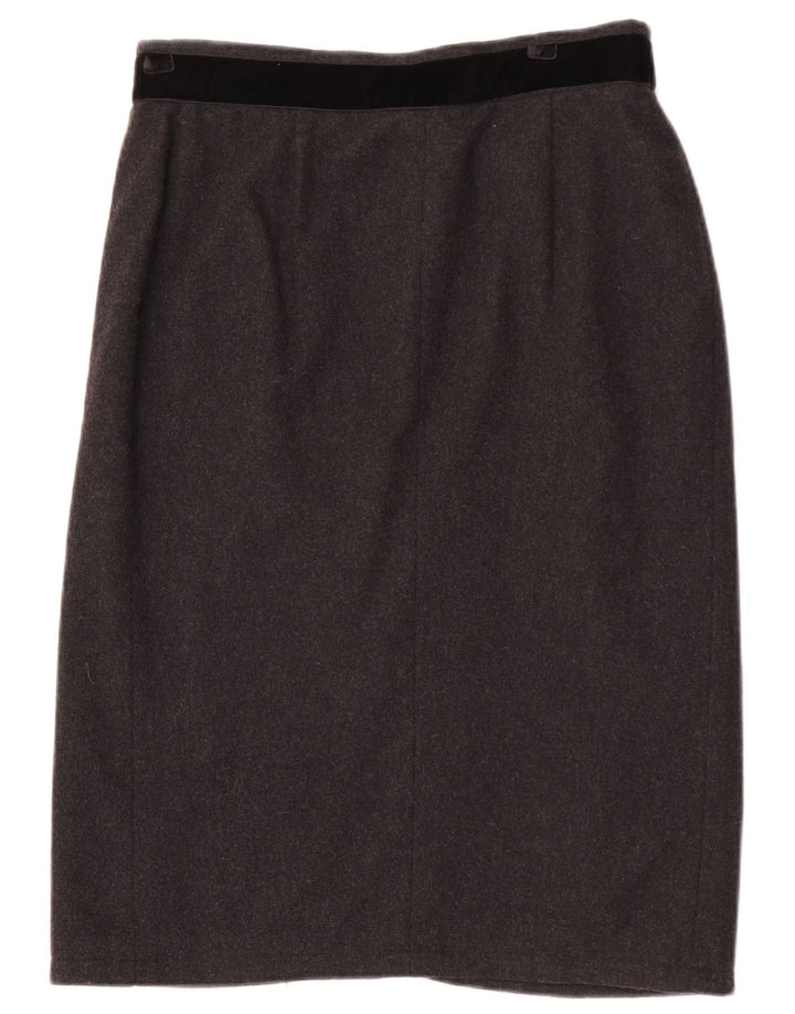 Luisa Spagnoli Falda lápiz para mujer IT 44 Medium W30 Lana gris