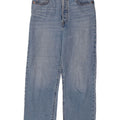 Vaqueros Levi's Mujer Ribcage Rectos W28 L27 Algodón Azul