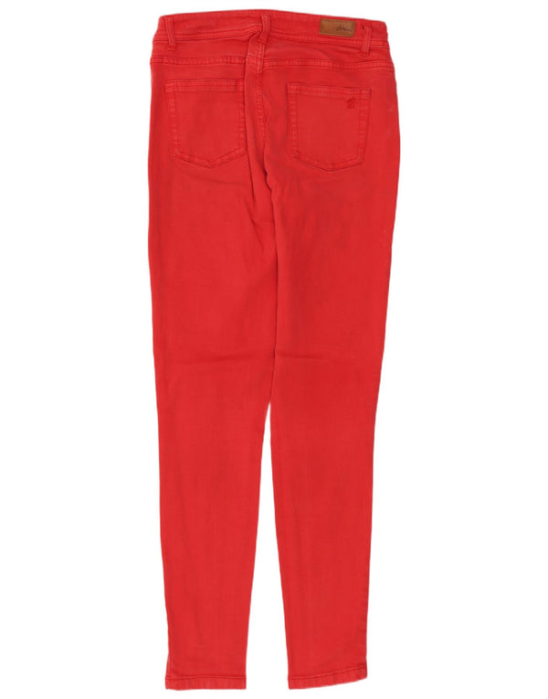 JOULES Vaqueros súper ajustados para mujer UK 10 Small W28 L30 Algodón rojo