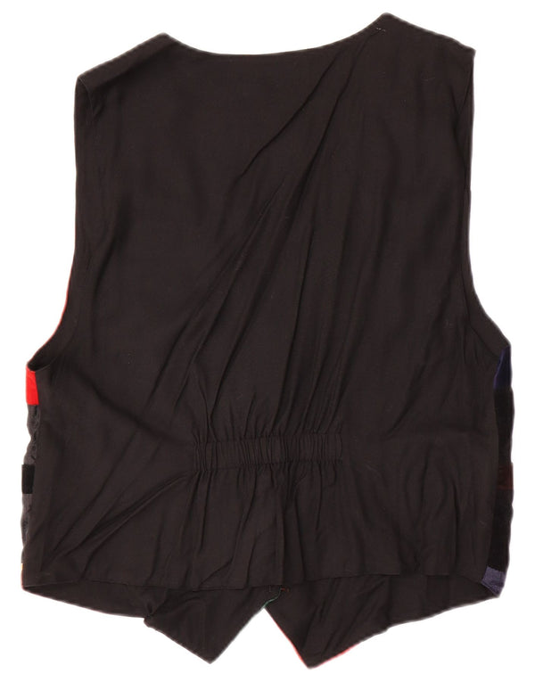 FREE STYLE Chaleco para Mujer UK 44 Medio Viscosa Patchwork Multicolor