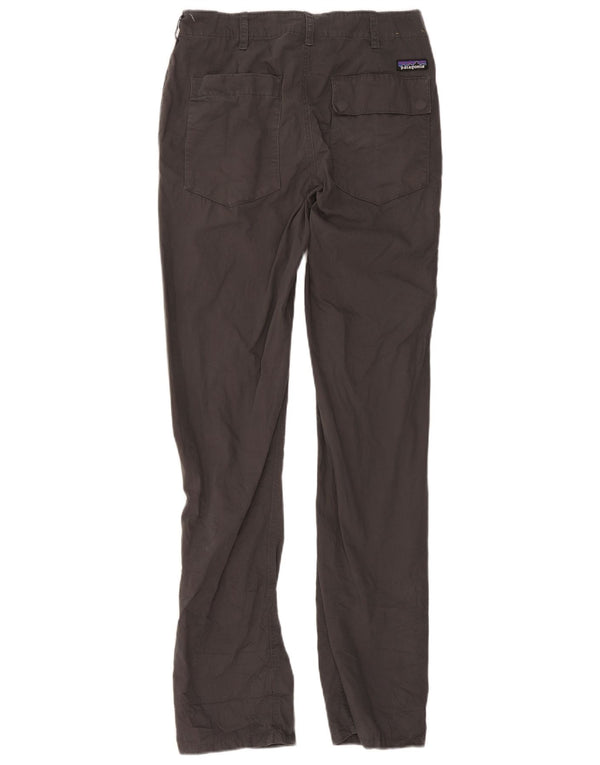Patagonia Hombre Worker Wear Pantalones Cargo Rectos W30 L34 Algodón Gris