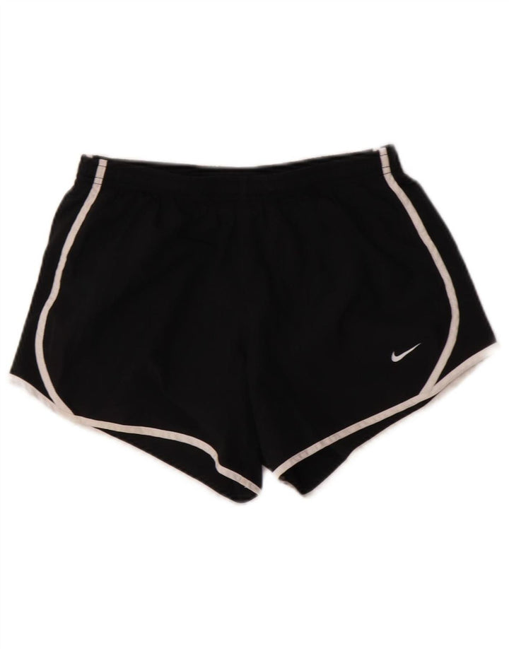 NIKE Boys Dri Fit Sport Shorts 12-13 Years Large  Black Polyester