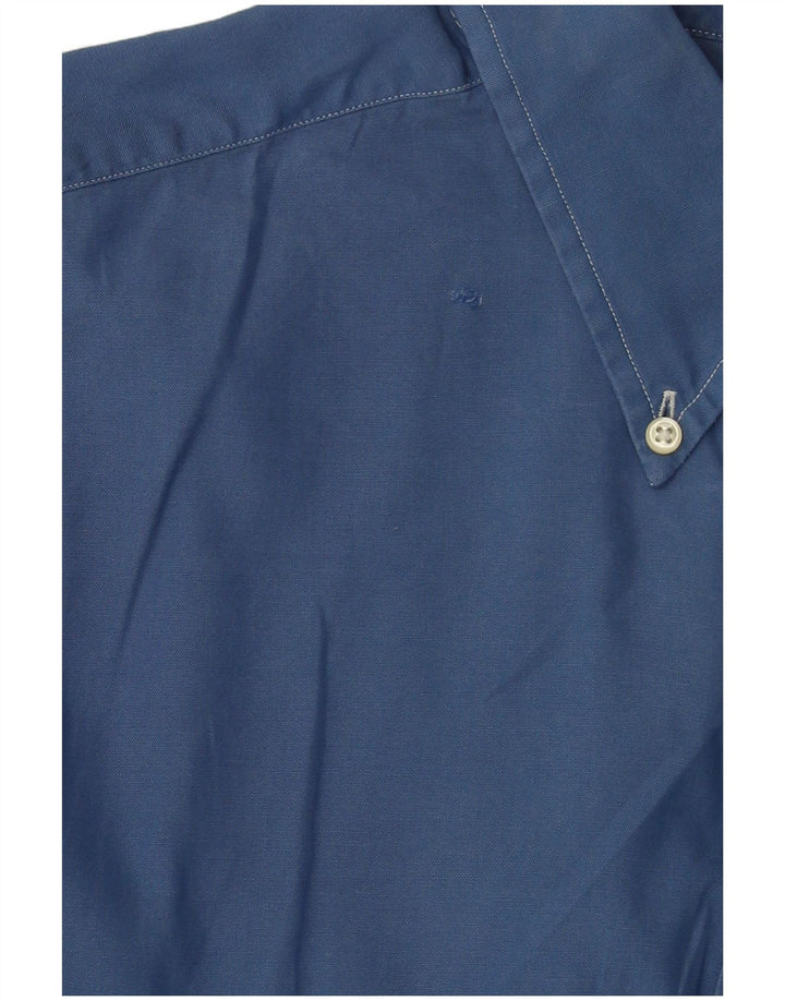 RALPH LAUREN Camisa holgada Yarmouth para hombre Talla 17 XL Algodón azul